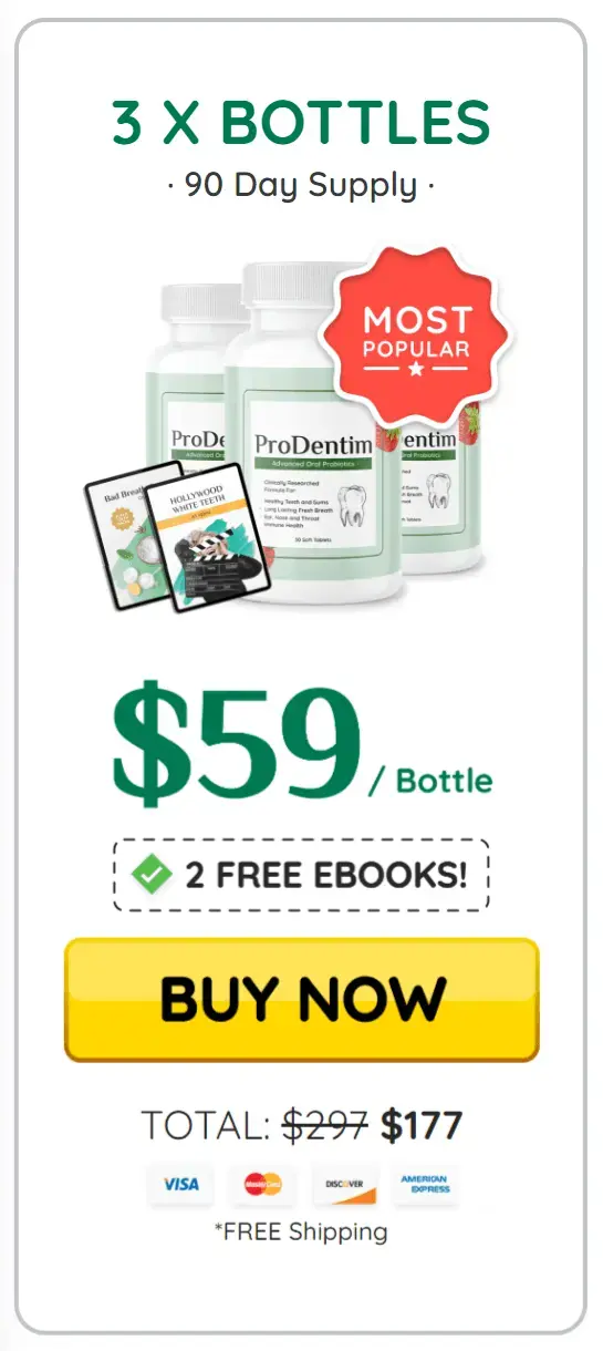 Buy ProDentim 3 Bottle